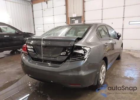 2013 Honda Civic Lx из США, поврежденный, VIN 19XFB2F50DE020104